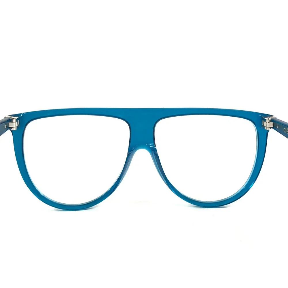 Celine Eyeglasses Frames CL41435/S T9185 Transparent Blue Full Rim 51-14-145